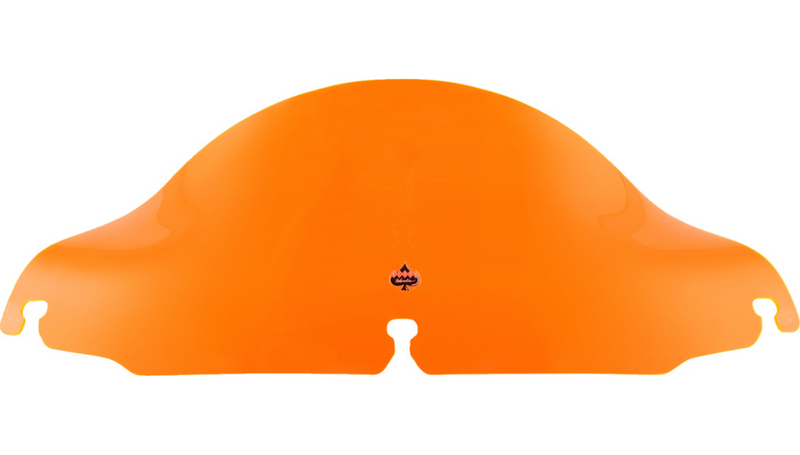 KLOCK WERKS Kolor Flare Windshield - 6.5" - Orange Ice - FLH '96-'13 - KWW-01-0638