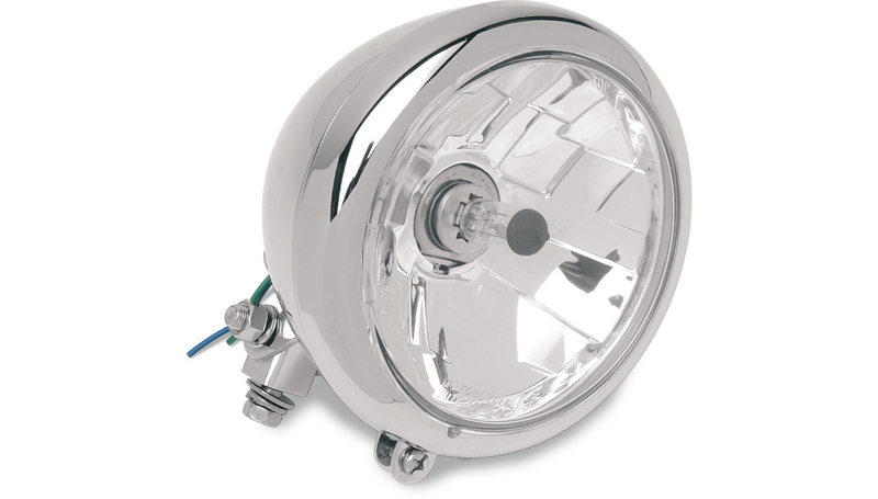 DRAG SPECIALTIES 5-3/4" Head Light - Clear Lens - Chrome 20-0433