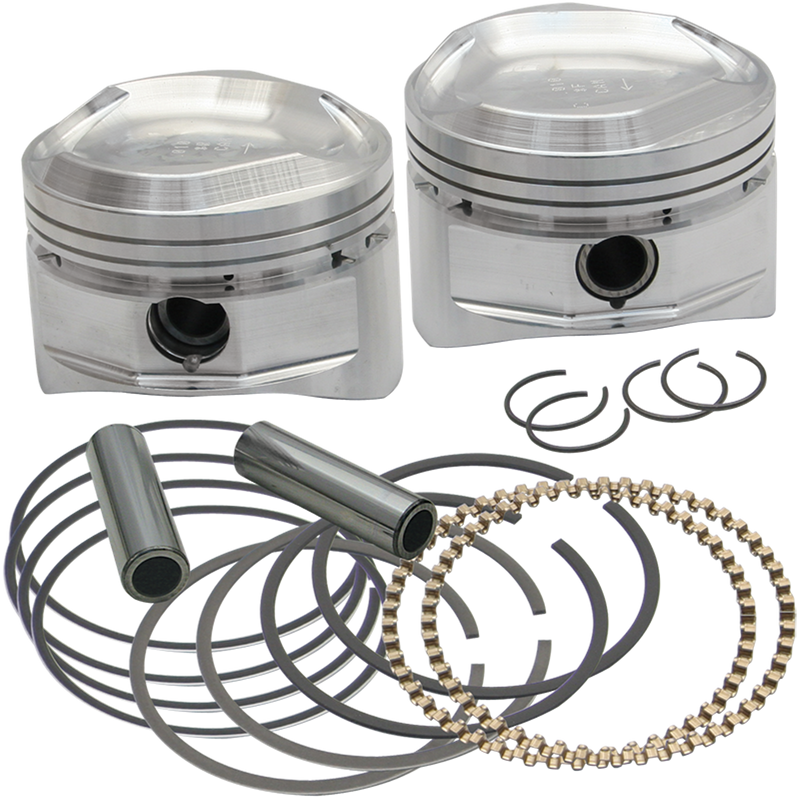 S&S CYCLE Piston Kit - for 88", 93" & 96" Super Stock Heads - 3.625" - +.020 - Harley-Davidson '84-'99 - 92-1062