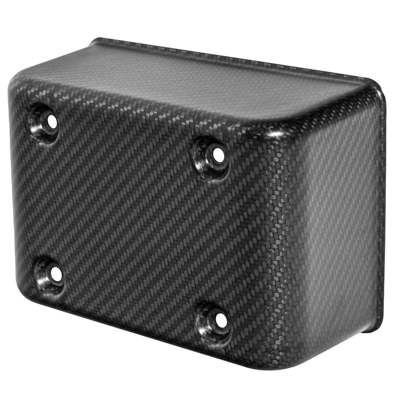 SADDLEMEN Fuse Block Cover - Carbon Fiber - Matte Black - Dyna '99-'03 - CF-899-04-003M