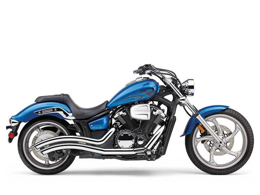 COBRA Speedster Swept Exhaust - Chrome - Yamaha Stryker 1300 - 2011-2016 - 2230 - PartsOutlet.com.au