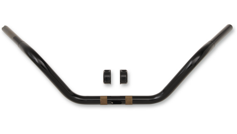 LA CHOPPERS 8" HANDLEBAR MOOSE KNUCKLE  - 1-1/4" -  BLACK-GLOSS - FLTR '15-'22 - LA-7312-07B