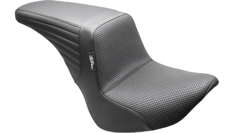 LE PERA Kickflip Up Front Seat - Basketweave - Black - FL/FX '18-'25 - LYU-590BW