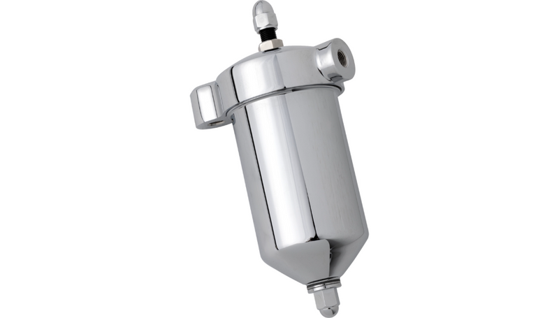 DRAG SPECIALTIES Oil Filter Assembly - Chrome - Harley-Davidson 1940-1984 - 14-0007 - PartsOutlet.com.au