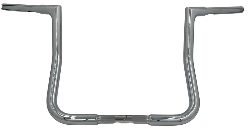 FAT BAGGERS INC. 1-1/4" EZ Install Flat Top Handlebar - Reduced Reach - 13" - Chrome - FLH '08-'25 - 705013