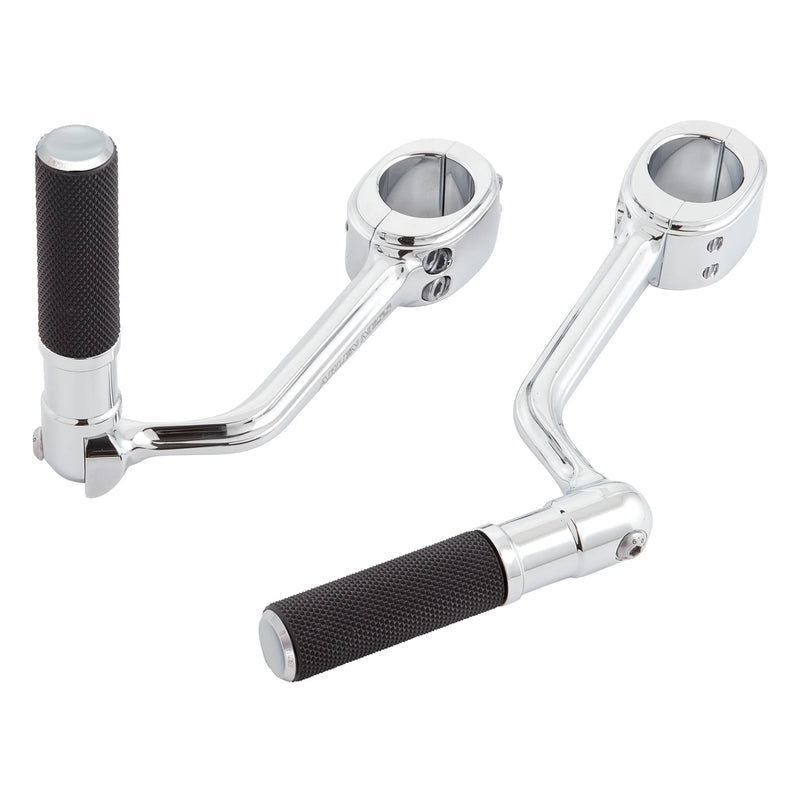 ARLEN NESS Forged Highway Peg Mounts w/ Pegs - Chrome 400-046 - PartsOutlet.com.au