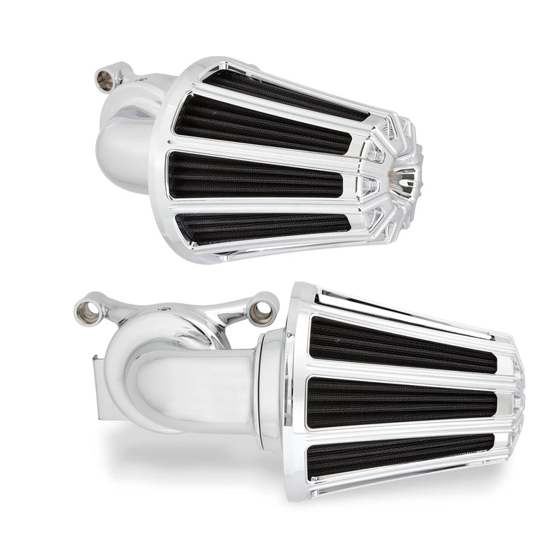 ARLEN NESS 10-GAUGE® MONSTER SUCKER® AIR CLEANER, CHROME - 00-17 TWIN CAM (Exc. FBW & 99-01 FI FLT) - 81-022 - PartsOutlet.com.au