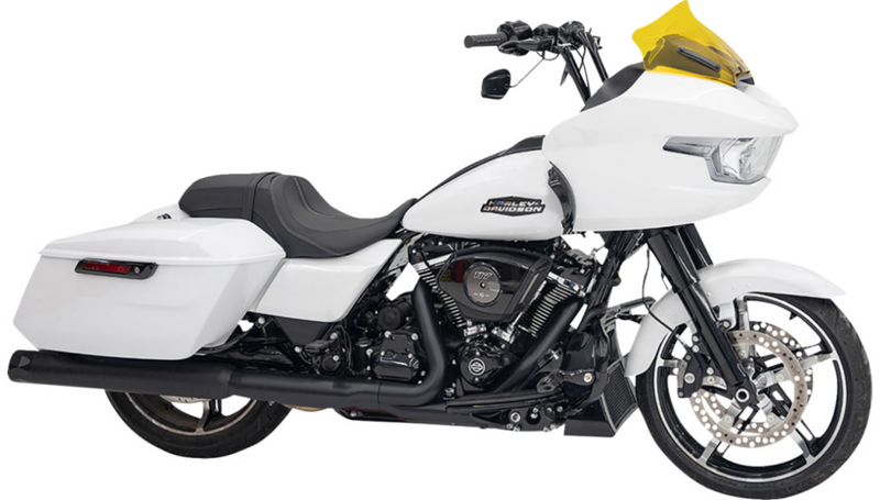 KLOCK WERKS Kolor Flare Windshield - 10" - Yellow - FLTR '23-'25 - KWW-01-0717