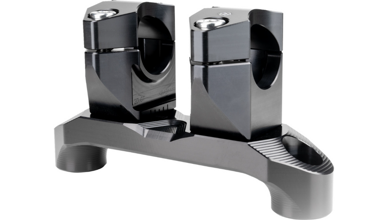 GILLES TOOLING 2D.GT Risers - Black - Ducati '20-'24 - 2DGT-14