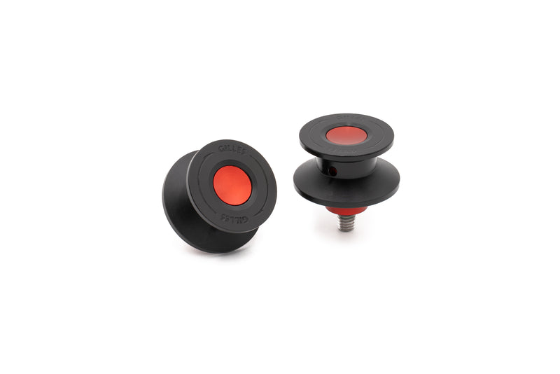 GILLES TOOLING Swingarm Spool - Red - Aprilia/Ducati/Hona/Yamaha - PSA2-M6-R