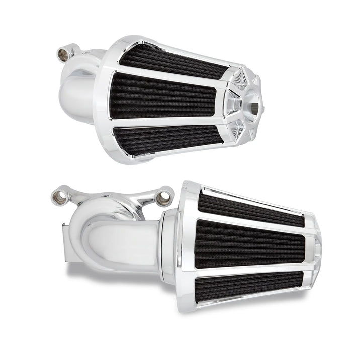 ARLEN NESS BEVELED® MONSTER SUCKER® AIR CLEANER, CHROME - 91-up XL SPORTSTER - 81-018 - PartsOutlet.com.au