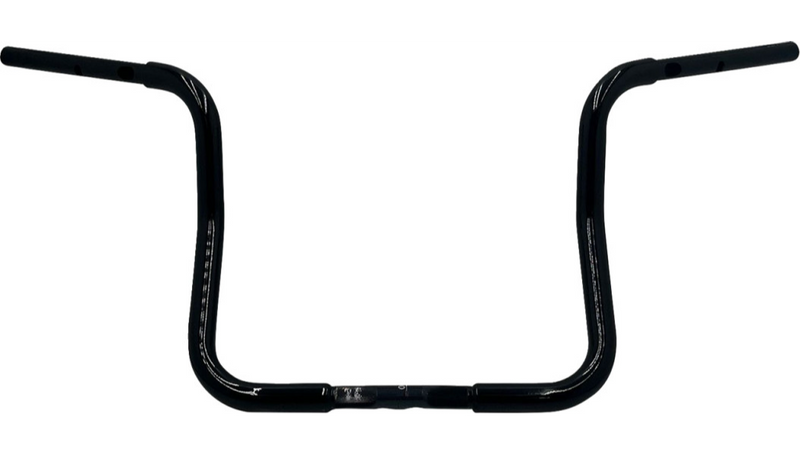 FAT BAGGERS INC. 1-1/4" EZ Install Round Top Handlebar - Reduced Reach - 13" - Black - FLHX '23-'25 - 943013-B