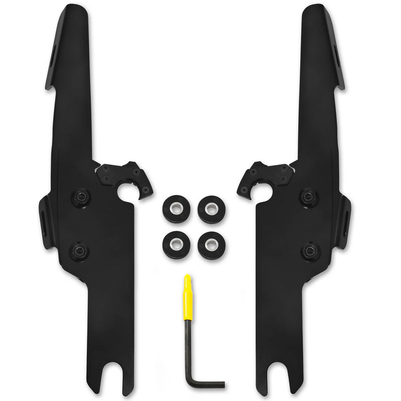 MEMPHIS SHADES Adjustable Hardware - Black - FLHR / FLHRI Road King 1994-2022 - MEK1914 - PartsOutlet.com.au