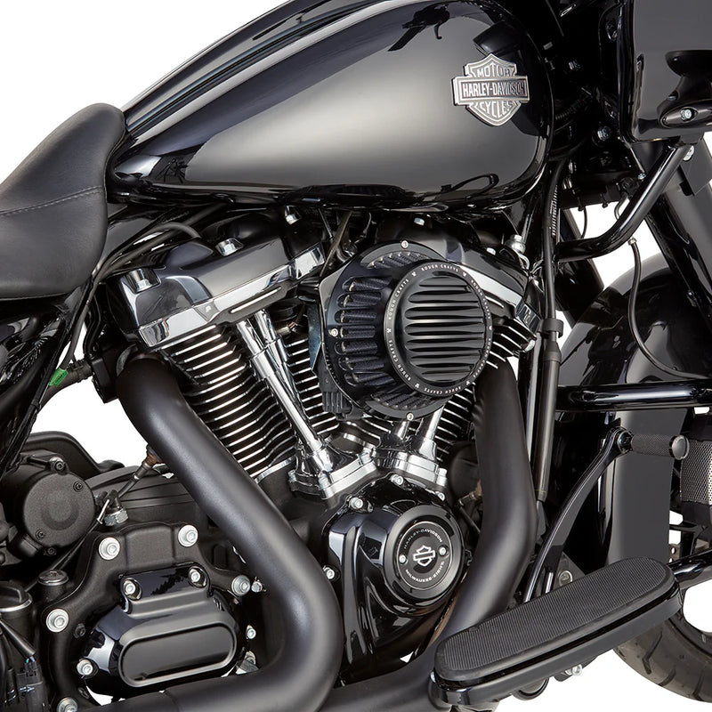 ARLEN NESS Rough Craft Air Cleaner Kit - Black -  Touring '24+ & Softail '25+ - RC-600-023