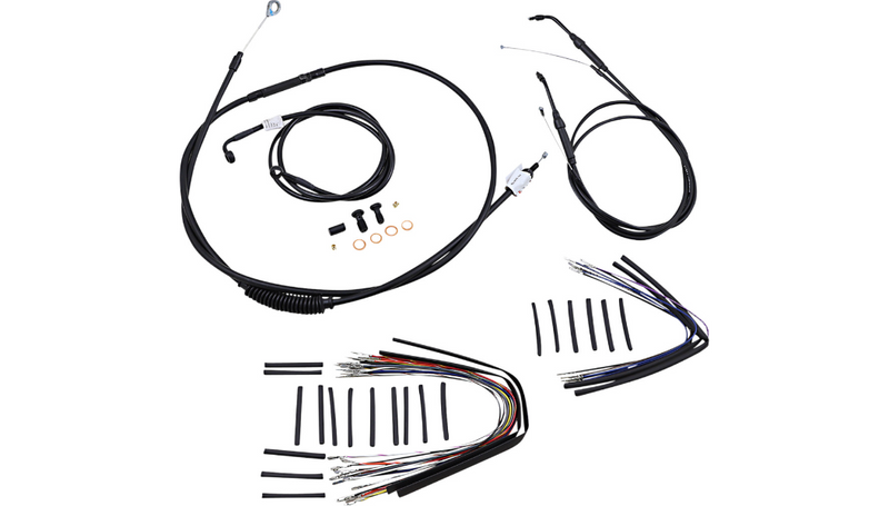BURLY BRAND Control Kit - 16" Ape Hanger Handlebars - FXD '07-'11 - B30-1041