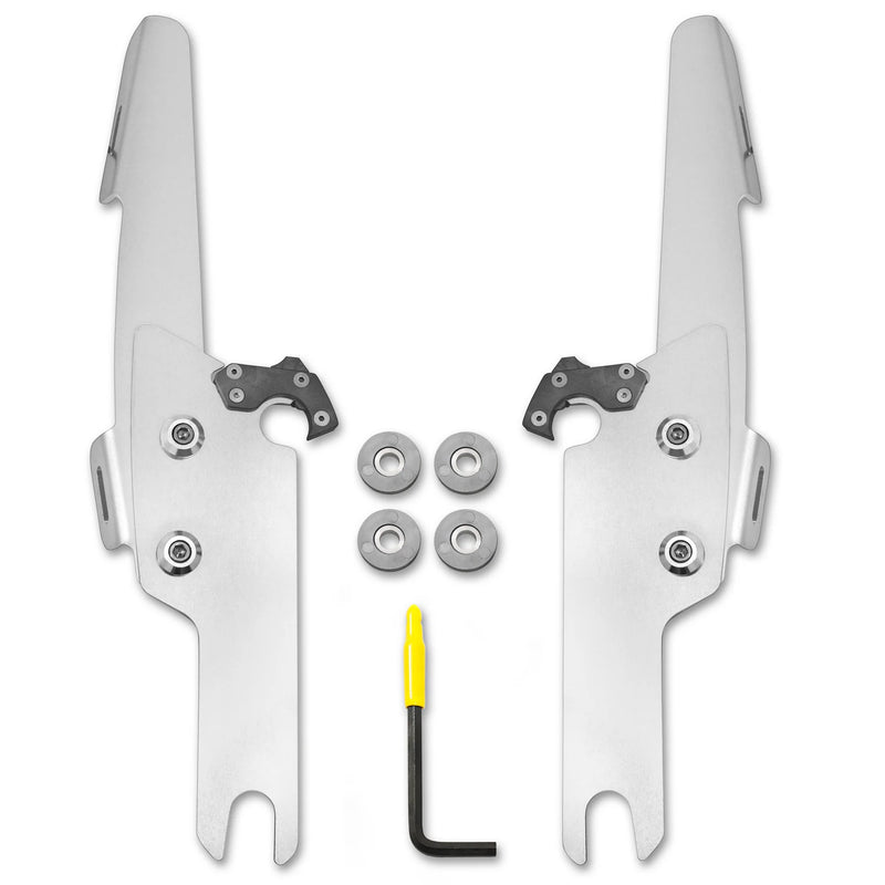 MEMPHIS SHADES Adjustable Hardware - Polished - FLHR / FLHRI Road King	1994-2022 - MEK1913 - PartsOutlet.com.au