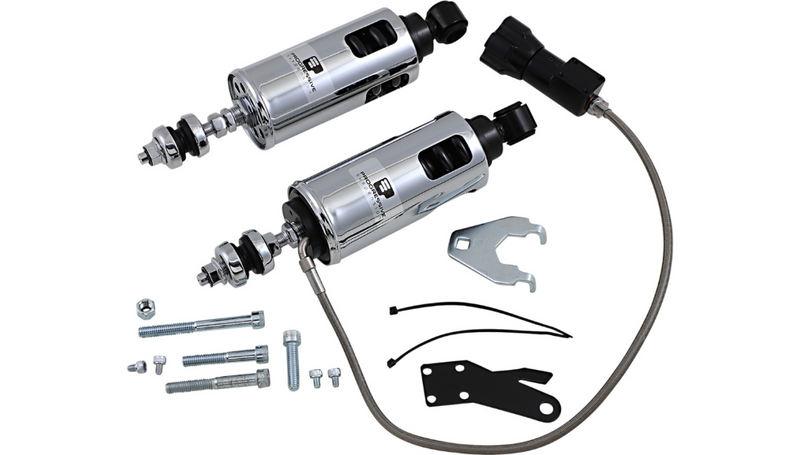 PROGRESSIVE SUSPENSION 422 Series Shocks with Rap - Chrome - Harley-Davidson Softail 2000-2017 - Heavy-Duty 422-4102C - PartsOutlet.com.au