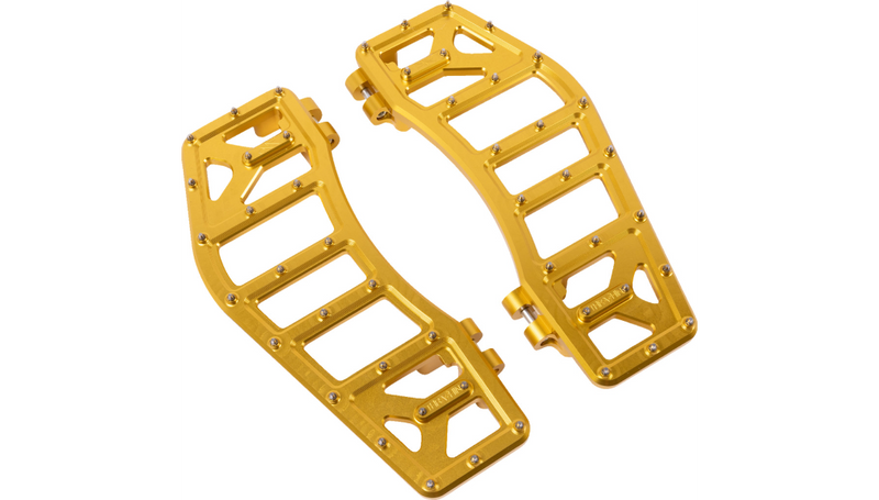 THRASHIN SUPPLY Aggressor Floorboards - Gold - FL '07-'25 - TSC-2219-5