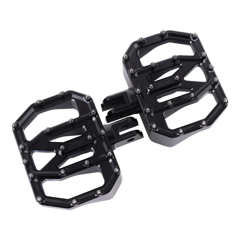 THRASHIN SUPPLY Mini Aggressor Floorboards - Black - Front - Softail '18-'25 - TSC-2031-1-SF