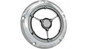 RSD Clarity Derby Cover - Chrome - Harley-Davidson 1999-2016 - 0177-2007-CH - PartsOutlet.com.au