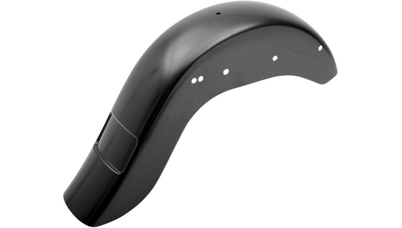 KLOCK WERKS 4" Stretched Rear Fender - Frenched - 7.125" W - Softail 00-'17 - KWF-02-0302