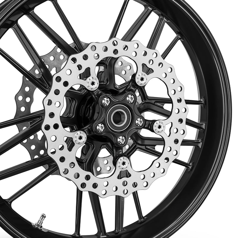ARLEN NESS Spider Rotor - 12-19/32" - Black - Front - FL '23-'24 - 300-108