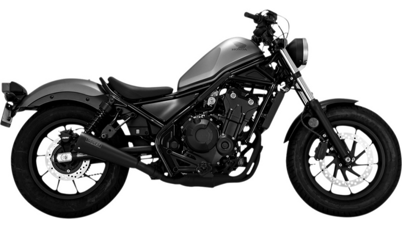 VANCE & HINES Upsweep Slip-On Muffler - Black - Honda Rebel 2017-2019 - 48421 - PartsOutlet.com.au