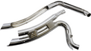 COBRA Speedster Swept Short Exhaust - Chrome - FXSB '13-'17 6226 - PartsOutlet.com.au