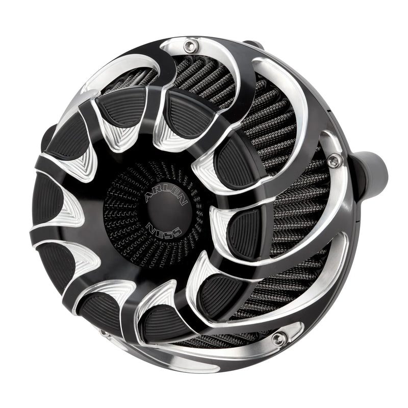 ARLEN NESS Inverted Series Air Cleaner Kit - Drift - Black - FL Touring '24+ & Softail 25+ - 600-229