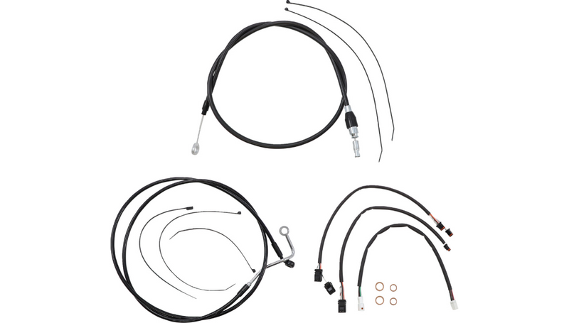 MAGNUM SHIELDING XR Handlebar Installation Kit - 12-14" - Black - FLTR Road Glide '21-'23 - 4861141