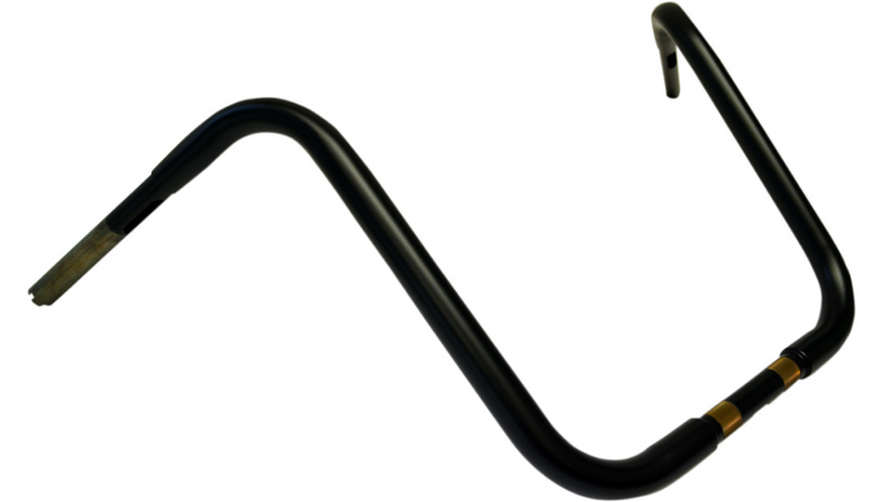 DRAG SPECIALTIES Handlebar - 1 1/4" Buffalo Ape - 16" - TBW - Flat Black - FL '08-'22 - 0601-3507