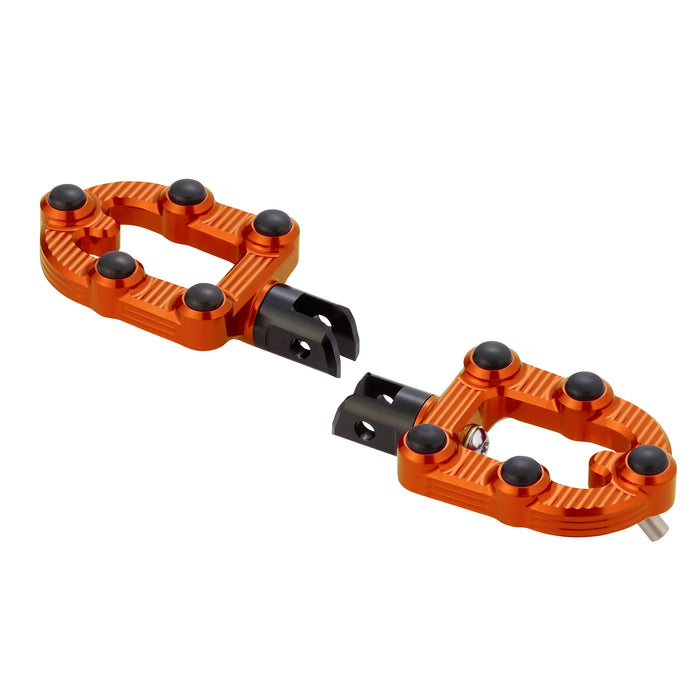 ARLEN NESS MX FOOTPEGS, ORANGE - FOOTPEGS / NO MOUNTS - 07-969