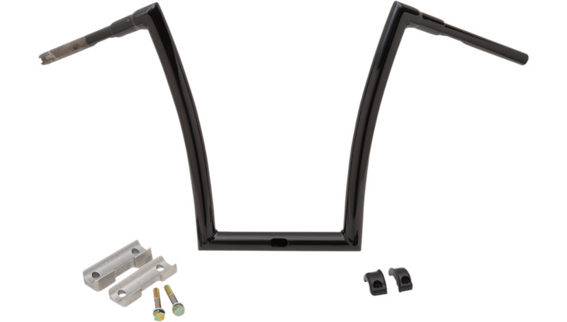 TODD'S CYCLE Handlebar - 1-1/2" Strip - 17" - Gloss Black - Touring FL '15-'22 - 0601-5204