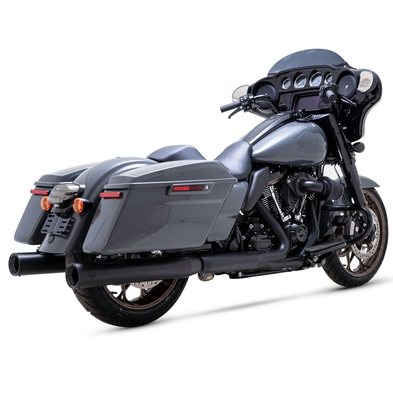 VANCE & HINES 4" Eliminator Mufflers - Black - FL '17-'25 - 46714