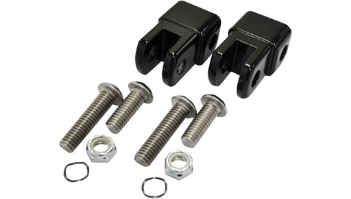 LA CHOPPERS ADAPTERS FOR MALE MOUNT FOOTPEGS BLACK UNIVERSAL - LA-7202-01B - PartsOutlet.com.au