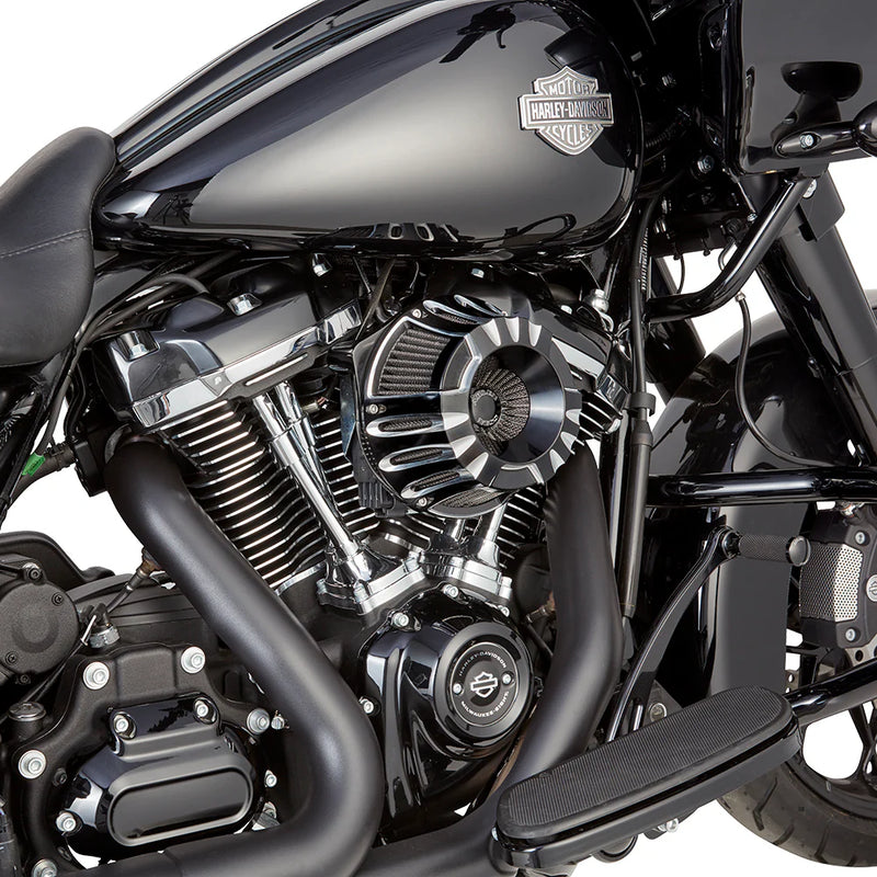 ARLEN NESS Inverted Series Air Cleaner Kit - Deep Cut - Black - Touring '24+ & Softail 25+ - 600-227