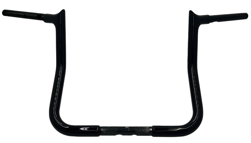 FAT BAGGERS INC. 1-1/4" EZ Install Pointed Top Handlebar - Reduced Reach - 13" - Black - FLHX '23-'25 - 945013-B