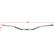 THRASHIN SUPPLY CO. Handlebar - Low Bend - Chrome TSC-2702-3 - PartsOutlet.com.au