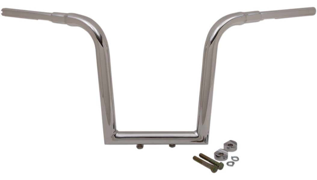 LA CHOPPERS 1 1/2" TREE HUGGER MITER CUT APE HANGER BARS 13" CHROME HD - LA-7370-13