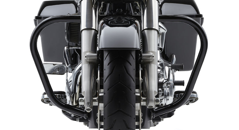 COBRA V-Bend Freeway Bar - Black - '14-'20 FLH 601-2113B - PartsOutlet.com.au