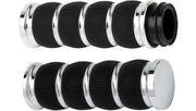 ARLEN NESS Grips - Ring Leader - Cable - Chrome 07-312 - PartsOutlet.com.au