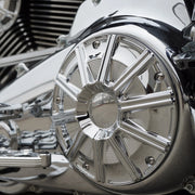 ARLEN NESS 10-GAUGE® DERBY COVER, CHROME - 16-up FLT TOURING / BAGGER - 700-001 - PartsOutlet.com.au