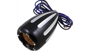 ARLEN NESS LED DEEP CUT® LED ACCESSORY LIGHTS, BLACK - AMBER LENS / AMBER RING - 12-753 - PartsOutlet.com.au
