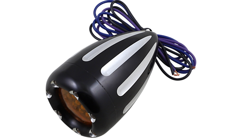 ARLEN NESS LED DEEP CUT® LED ACCESSORY LIGHTS, BLACK - AMBER LENS / AMBER RING - 12-753 - PartsOutlet.com.au