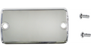 JOKER MACHINE Master Cylinder Cover - Brake - Front - Smooth - Chrome - Harley-Davidson 1982-1995 - 921115C - PartsOutlet.com.au