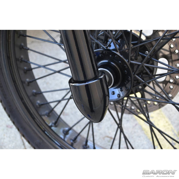 BARON Fork Bullets/Axle Nut Covers - Black BA-7800B - PartsOutlet.com.au