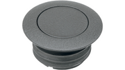 DRAG SPECIALTIES Vented Pop-Up Gas Cap - Harley-Davidson 1982-1996 - Black Wrinkle 03-328B-A - PartsOutlet.com.au