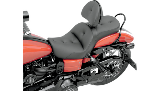 SADDLEMEN Explorer RS Seat - W/Backrest - Dyna 2006-2017 - 806-04-030RS - PartsOutlet.com.au