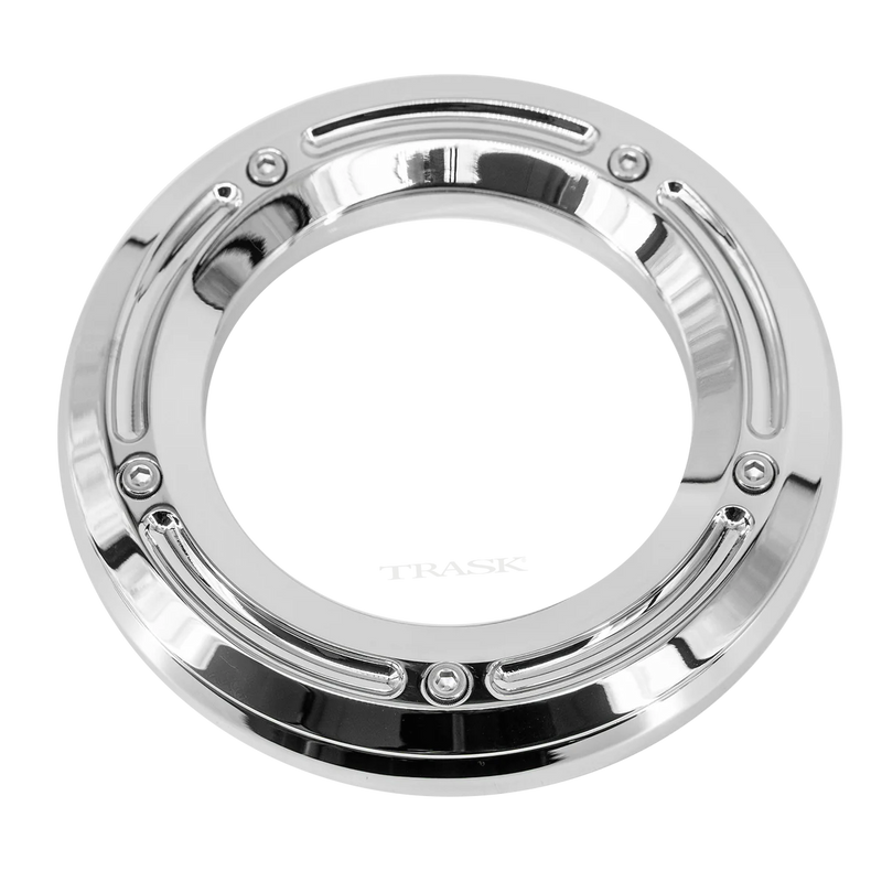 TRASK COVER DERBY ASLT CHROME - Harley-Davidson '18-'25 - TM-0042CH