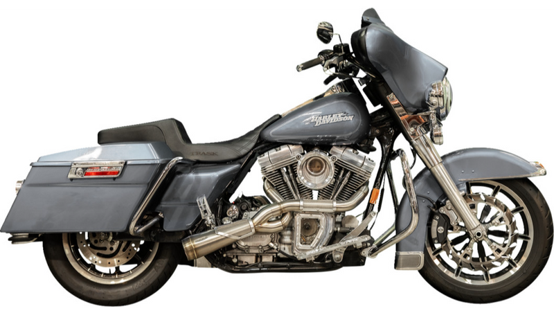 TRASK Big Sexy 2-into-1 High Performance Exhaust - Raw - Harley-Davidson '07-'16 - TM-5120